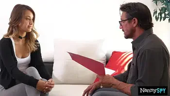 Husband And Wife Make Nanny Work Fat Cock To Save Her Job