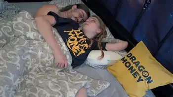 I agree to share a bed with my stepfather, and he fucks me in the ass under the covers.