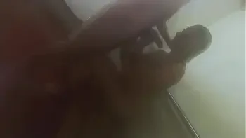 Trying to Get Caught Fucking Curvy MILF in Public Bathroom and Shower!