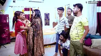 Desi Horny Step Mom Teaches Her Step Daughter How to Fuck for Very 1st Time with Desi Style GangBang Full Movie