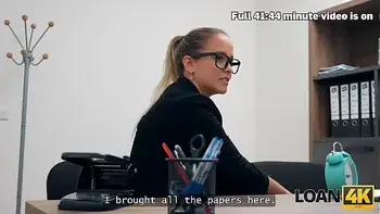 LOAN4K. Shy big titty girl was punished for her sex shop plan