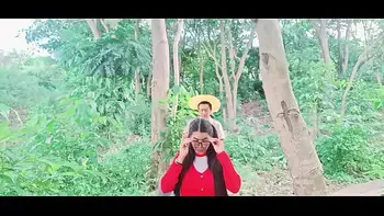 Little Red Riding Hood finds the ferocious old man in the forest and fucks him