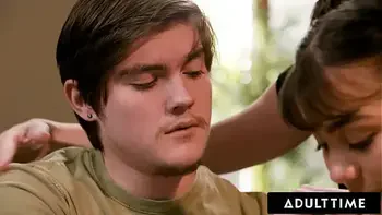 ADULT TIME - StepMILF Dee Williams Teaches Stepson HOW TO FUCK In Anal 3-Way With GF Lilith Grace!