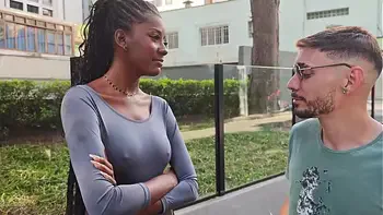 Jenny Pretinha, 20 years Brazilian tall ebony beauty with perfect breasts, gives her ass on the street for 10usd (DAP, Anal, 2on1, big cock, streetworker) OB532