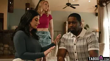 Busty bisexual Arab wife wants a divorce from her black husband