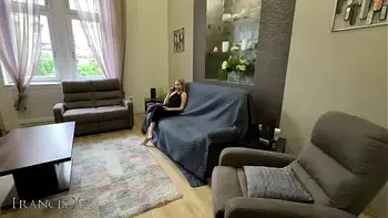 Blonde slut gets fucked hard while talking to her husband on the phone