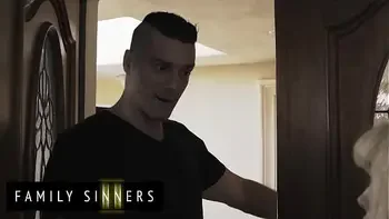 FAMILY SINNERS - Skinny Blonde Takes Advantage Of Having The House To Herself And Fucks Her Uncle-In-Law