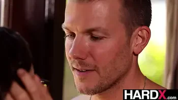 Brunette Beauty Leana Lovings Surrenders to BF's Desire