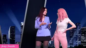 Jeny Smith and Astra decided to make a new SFW video for YouTube, but Astra had her own plans