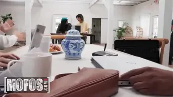 MOFOS - Gorgeous Office Worker Nicole Rae Hooks Up With Her Coworker Johnny Love After A Long Meeting