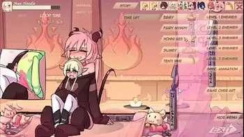 Max The Elf v0.4 [Femboy Hentai game PornPlay] Ep.8 gangbang by the succubus naughty army