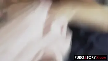 PURGATORYX Fucking a hot MILF and her tiny stepdaughter (Kenzie Reeves)