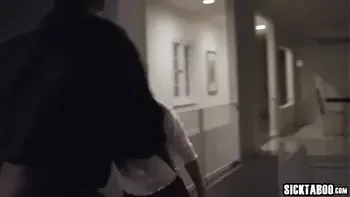 Teen latina babysitter fucked by a perverted house owner