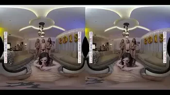 7 GIRL ORGY from NAUGHTY AMERICA VR ringing in 2019