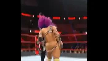 Sasha Banks wardrobe malfunction.