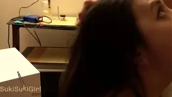 Blue Eyes Asian THROATFUCK and FACIAL cumhot amateur wmaf couple ( Sukisukigirl / Andy Savage Episode 81 )