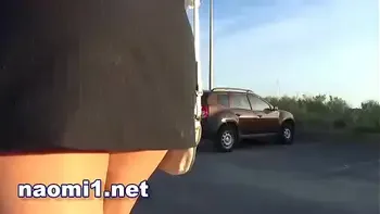dogging hard for naomi on the parking