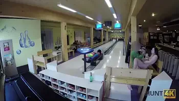 HUNT4K. Hunter is looking for awesome sex for money in bowling place