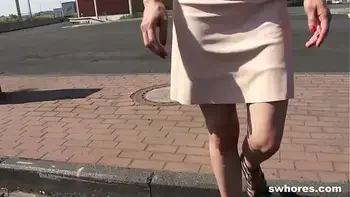 Mature euro prostitute gets picked from the street and fucks