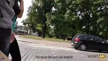 HUNT4K. Adventurous girl is happy to have sex for money in Prague