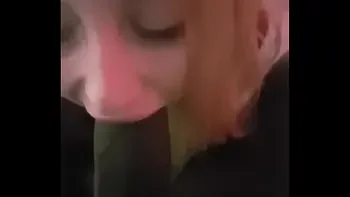 Cute college girl enjoying her first black boyfriend