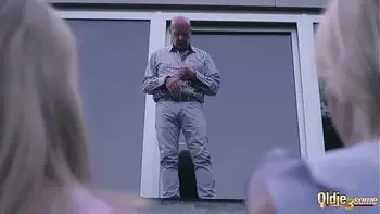 Girls fight over old man cock they want hardcore pussy fuck and to take facial cumshot