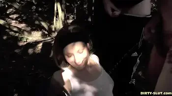 Hot wife Nicole pissed on by plenty of men