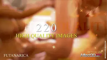 Big tits lesbian futa beauties enjoying yoga tantric sex in a cool animation