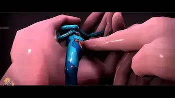 Giantess Peach with Samus and Princess Zelda - Super Mario (Rule 34)