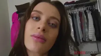 StepBrother plays with sister's weakness - Lana Rhoades