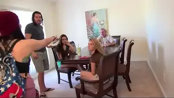 Stepdaddy Fucking Hope Harper on the kitchen table