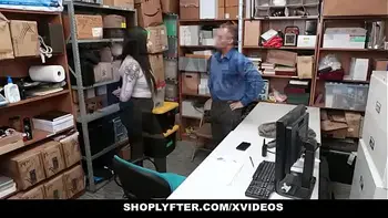 ShopLyfter - Big titty Thief (Amilia Onyx) Stripped Searched And Fucked By The LP Officer