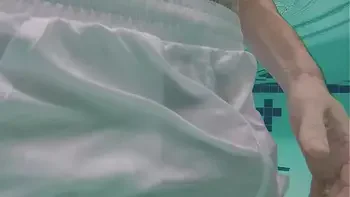 XnxxJohn pool boy see thru