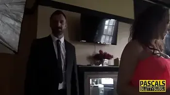 Spanked and whipped sub