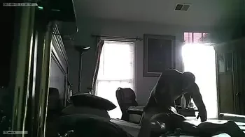 My Wife Patrice at it again with a 3rd guy while I am away, caught on spy cam.