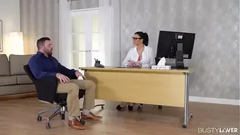 Busty lovers watch top-heavy Milf Jasmine Jae's big tits jizzed all over