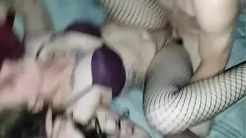 my hot young blonde tattooed milf wife get fucked by a big dicked 19 year old, her pet/slave