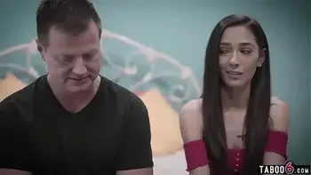 Overprotective lets stepdad break her teen pussy in