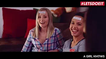 LETSDOEIT - Horny Teens Apolonia Lapiedra & Katana Share a Kinky Blonde (Sicilia Model)