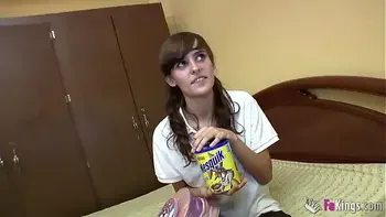 Ainara the petite , her first DOUBLE PENETRATION and the beginning of a new life