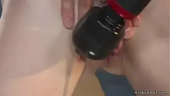 Guy anal fucks convenient wife in bdsm