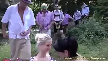german outdoor oktoberfest groupsex orgy