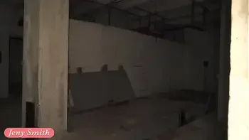 The Lair. Jeny Smith Going naked in an abandoned factory! Erotic with elements of horror (like Area 51)