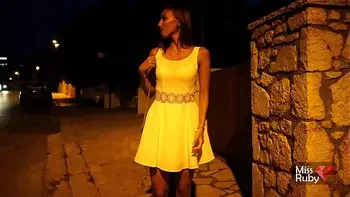 Wearing Vibrating Panties In Public Place - Hot Orgasm In Restaurant During Dessert