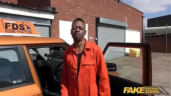 Fake Driving Princess Jas Fucks Big Black Cock