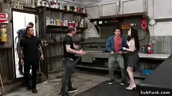 Girlfriend double penetration bdsm fuck