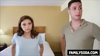 Stepbrother fucks stepsister while stepmom is still in the room