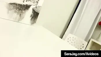 Older Boss Beauty Sa Jay Fucks Big Latino Worker's Cock!