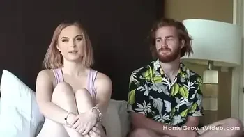 Real amateur couple couldnt wait to make a porno