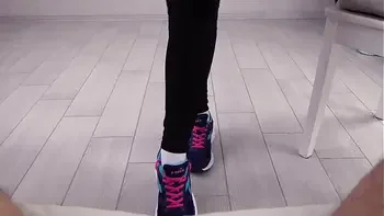 Please Cum in my white sock. Sockjob / Footjob